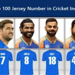 1 to 100 Jersey Number in Cricket India