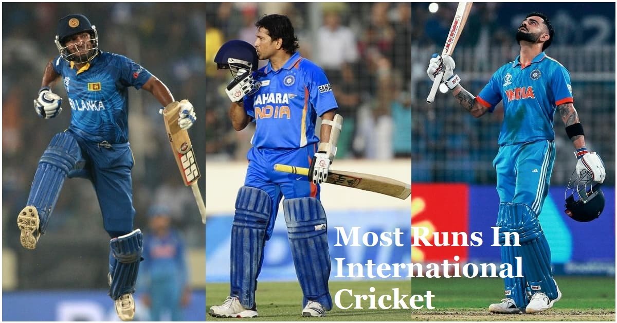 most runs in international cricket