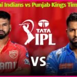 Mumbai Indians vs Punjab Kings Timeline