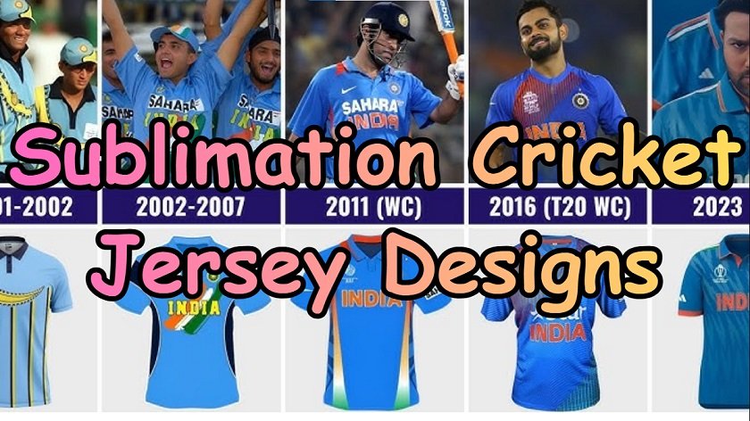 Sublimation Cricket Jersey Designs