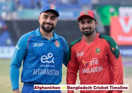 Afghanistan National Cricket Team vs Bangladesh National Cricket Team Timeline