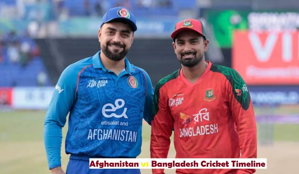 Afghanistan National Cricket Team vs Bangladesh National Cricket Team Timeline